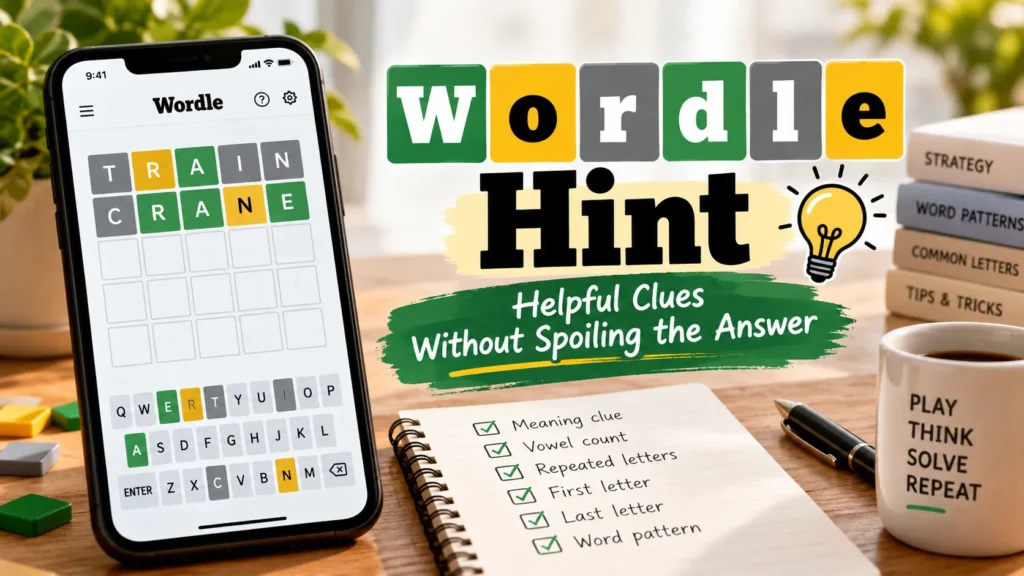 Wordle Hint: Helpful Clues Without Spoiling the Answer Wordle Hint today