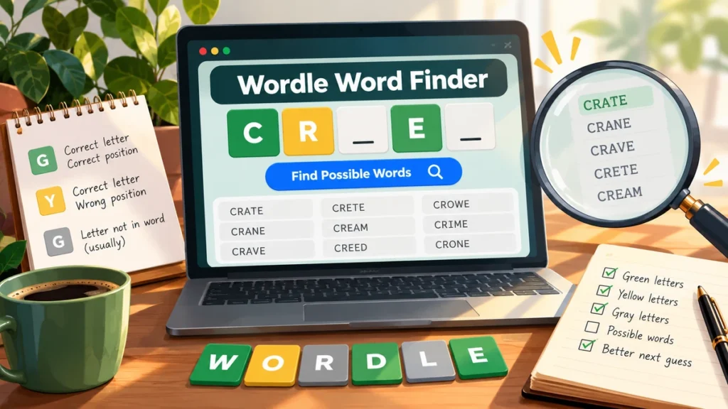 Wordle Word Finder: Find Possible Words From Your Clues Wordle Word Finder